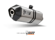 Silencieux MIVV Speed Edge inox/casquette carbone Suzuki DL1000 V-Strom