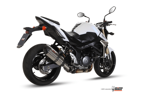 Pièces Quad & Motos - Pièces communes - Silencieux MIVV Suono inox/casquette carbone Suzuki GSR 750
