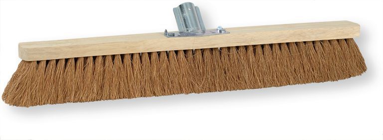 Equipement d'atelier - Equipement d'atelier divers - Balai coco support bois 1 m avec douille métal pour manche bois diamètre 28 mm. (par 1)