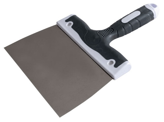 Equipement d'atelier - Equipement d'atelier divers - Couteau à enduire manche bi-matière inox largeur 14 cm (par 1)