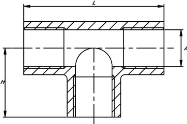 Pièces agricoles - Hydraulique - Té mâle BSP 1"1/4