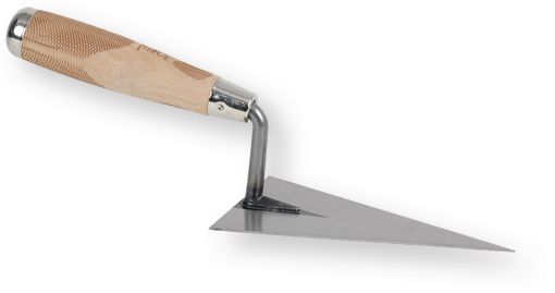 Equipement d'atelier - Equipement d'atelier divers - Truelle triangulaire manche bois ergonomique avec virolle de frappe longueur 14 cm (par 1)