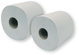 Lot de 2 bobines d'essuyage blanc (par 1)