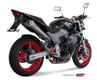 Silencieux MIVV X-Cone inox brossé Honda CB600F Hornet