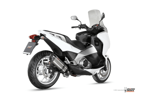 Pièces Quad & Motos - Pièces communes - Silencieux MIVV Suono inox/casquette carbone Honda