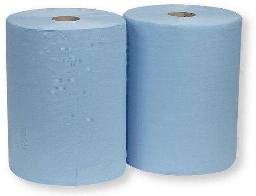 Equipement d'atelier - Equipement d'atelier divers - Demi-palette 18 lots de 2 bobines d'essuyage bleu (par 1)