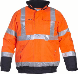 Vêtements et protections - Vêtement  - Veste de pilote Oui, orange-bleu, taille S, EU : 48 Hydrowear