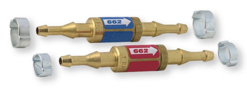 Equipement d'atelier - Equipement d'atelier divers - Anit-retour pour tuyaux 6,3x12 ou 10x17 soudage gaz (par 1)