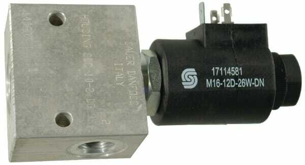 Pièces agricoles - Hydraulique - Valve 2/2 SVP10NOR 12VDC