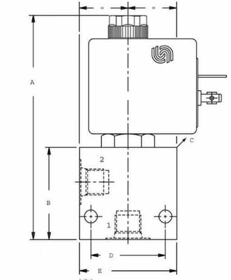 Pièces agricoles - Hydraulique - Valve 2/2 SVP10NOR 12VDC