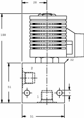 Pièces agricoles - Hydraulique - Valve 2/2 SVP08CDB 24VDC 3/8