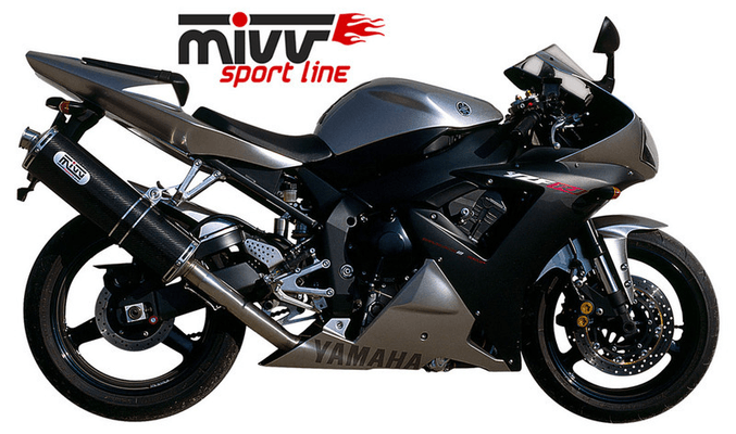Pièces Quad & Motos - Pièces communes - Silencieux MIVV Oval Classic carbone Yamaha YZF-R1