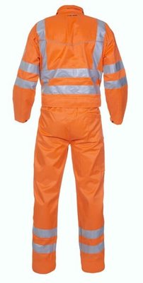 Vêtements et protections - Vêtement  - Combinaison d'été, taille 4XL - EU64, Hi-Vis, orange, Hydrowear