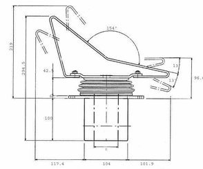 Pièces agricoles - Hydraulique - Pédale servo SV51-B/001C-001C