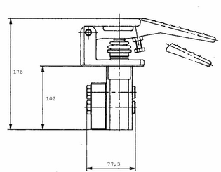 Pièces agricoles - Hydraulique - Commande servo à pied SV41-B/0