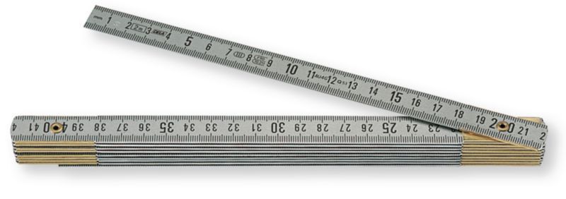 Equipement d'atelier - Equipement d'atelier divers - Mètre pliant aluminium 1 mètre (par 1)