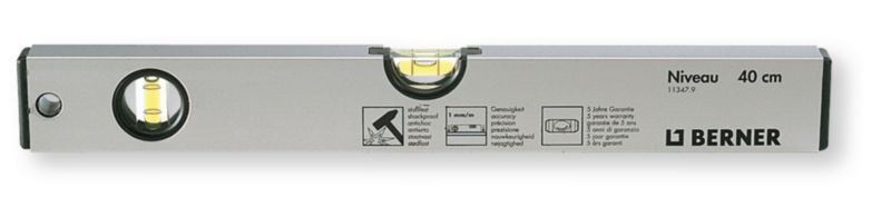 Equipement d'atelier - Equipement d'atelier divers - Niveau aluminium 400mm (par 1)
