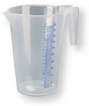 Equipement d'atelier - Equipement d'atelier divers - Gobelet gradué en plastique, 5 litres (par 1)