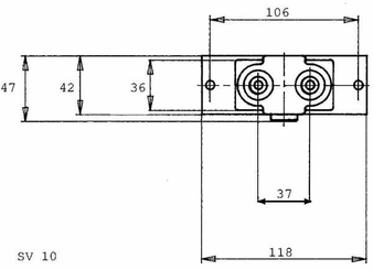 Pièces agricoles - Hydraulique - Levier servo sv10-b/01g-056a-0