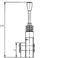 Pièces agricoles - Hydraulique - Levier servo