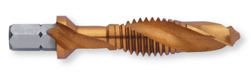 Electroportatif - Electroportatif divers et accessoires - Foret taraud HSS TIN 1/4" Prêt à visser M 4x0,7 (par 1)