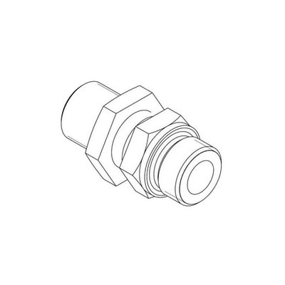 Pièces agricoles - Pièce divers - Adapteur UM 12L 1/2 cylindrique cloison