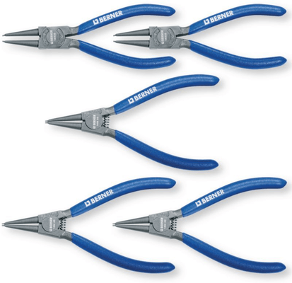 Outils - Outils divers - Set de 5 pinces à circlips droits (par 1)