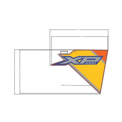Pièces Quad & Motos - Pièces communes - DECAL-FR.FNDR,SIDE,XP 1000,LH Polaris origine