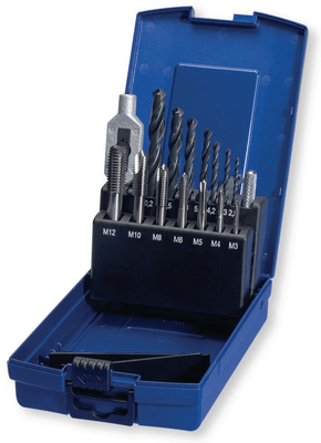 Electroportatif - Electroportatif divers et accessoires - Coffret tarauds M3-M12 + forets (par 1)
