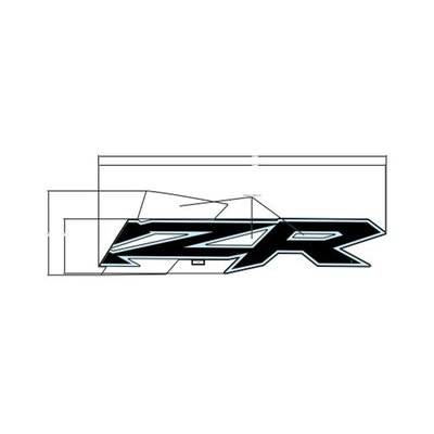 Pièces Quad & Motos - Pièces communes - DECAL-RR.DOOR,MID,RZR,LH Polaris origine