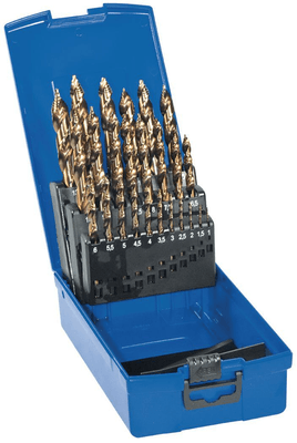 Electroportatif - Electroportatif divers et accessoires - Coffret forets Cobra Step DIN 338 HSS 1-13 mm 25 pièces (par 1)