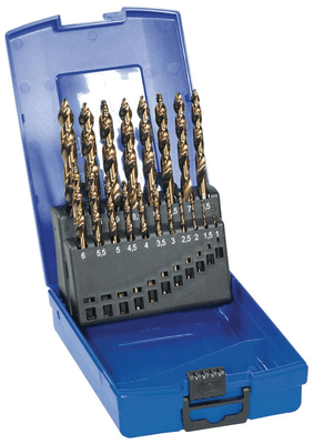 Electroportatif - Electroportatif divers et accessoires - Coffret forets Cobra Step DIN 338 HSS 1-10 mm 19 pièces (par 1)