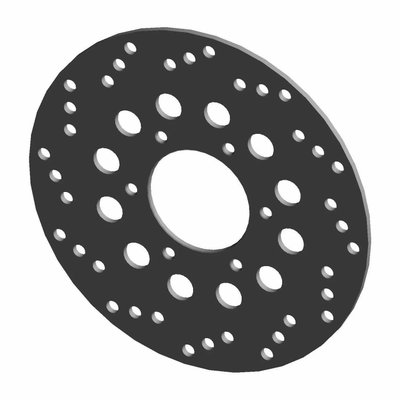 Pièces Quad & Motos - Pièces communes - DISC-BRAKE,REAR,195X3.50 Polaris origine