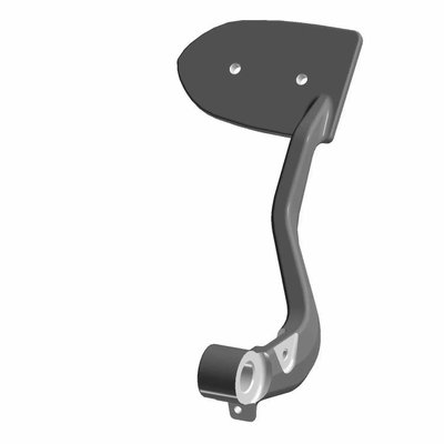 Pièces Quad & Motos - Pièces communes - PEDAL-BRAKE LEVER,BLK Polaris origine