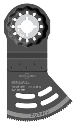 Electroportatif - Electroportatif divers et accessoires - Lame segment bois 53 x 40 mm (par 1)
