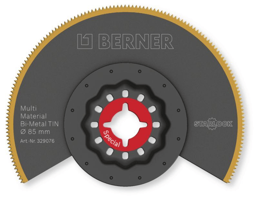 Electroportatif - Electroportatif divers et accessoires - Lame segment Starlock SPECIALline Bi-métal-TIN Ø85 mm (par 1)