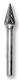 Fraise lime conique en carbure 9,6 x 6 mm (par 1)