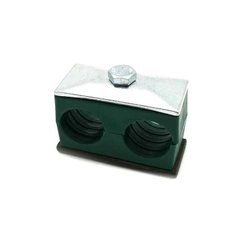 Pièces agricoles - Pièce divers - Collier de fixation double pour tube diamètre 6