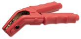 Pince batterie courbée rouge (par 1)