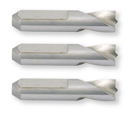 Electroportatif - Electroportatif divers et accessoires - Jeu 3 foret a dépointer Cobalt8% col de cygne pour machines pneumatique M8x38 (par 1)