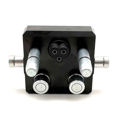 Pièces agricoles - Pièce divers - Platine mobile 2 postes taille 3/8 sorties FG3/8 + prise electrique