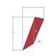 DECAL-REFLECTOR,RED,LH Polaris origine
