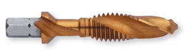Foret taraud HSS TIN 1/4" Prêt à visser M 8x1,3 (par 1)