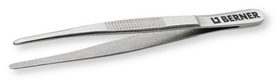 Pince brucelle droite bout rond inox longueur 140 mm (par 1)