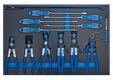 Module mousse + PP 11pcs Pinces et tournevis pour colliers