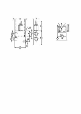 Pièces agricoles - Hydraulique - Clapet de régulation de pression en acier
