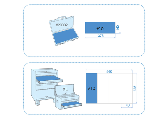 Outils - Outils divers - Module de pinces circlips - 4 piéces