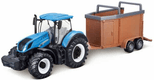New Holland T7.315 avec remorque pour bétail