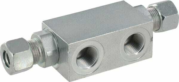Pièces agricoles - Hydraulique - Clapet anti-retour piloté 3/8"