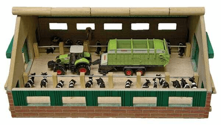 Loisirs - Jouets - Étable en bois 1:87